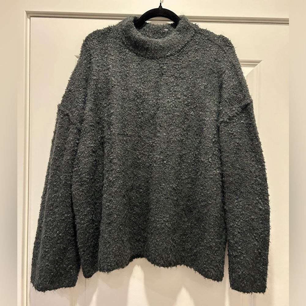 NWT Topshop oversized boucle sweater Sz Small 4-6